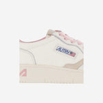 SNEAKERS MEDALIST LOW IN PELLE CON DETTAGLIO ANIMALIER AULWNZ01 ELESUEDEWHTLEOPRINT AUTRY 