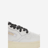 SNEAKERS MEDALIST LOW IN PELLE AULWOC02 LEAPOLACE WHITELEOPARD AUTRY 
