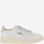 SNEAKERS MEDALIST LOW IN PELLE AULWSW03 LEATSWOLLWHTSILVER AUTRY 
