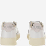 SNEAKERS MEDALIST LOW IN PELLE AULWSW03 LEATSWOLLWHTSILVER AUTRY 