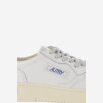 SNEAKERS MEDALIST LOW IN PELLE AULWSW03 LEATSWOLLWHTSILVER AUTRY 