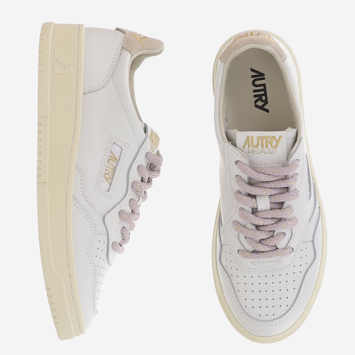 SNEAKERS MEDALIST LOW AULWSW04 LEATSWOLL WHTTAIORCH AUTRY 