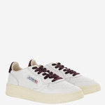 SNEAKERS MEDALIST LOW IN PELLE AULWVZ01 LEAVELVLOGO WHTFIG AUTRY 