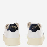SNEAKERS MEDALIST LOW IN PELLE AULWVZ02 LEAVELVLOGOWHTSPACE AUTRY 