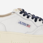 SNEAKERS MEDALIST LOW IN PELLE AULWVZ02 LEAVELVLOGOWHTSPACE AUTRY 