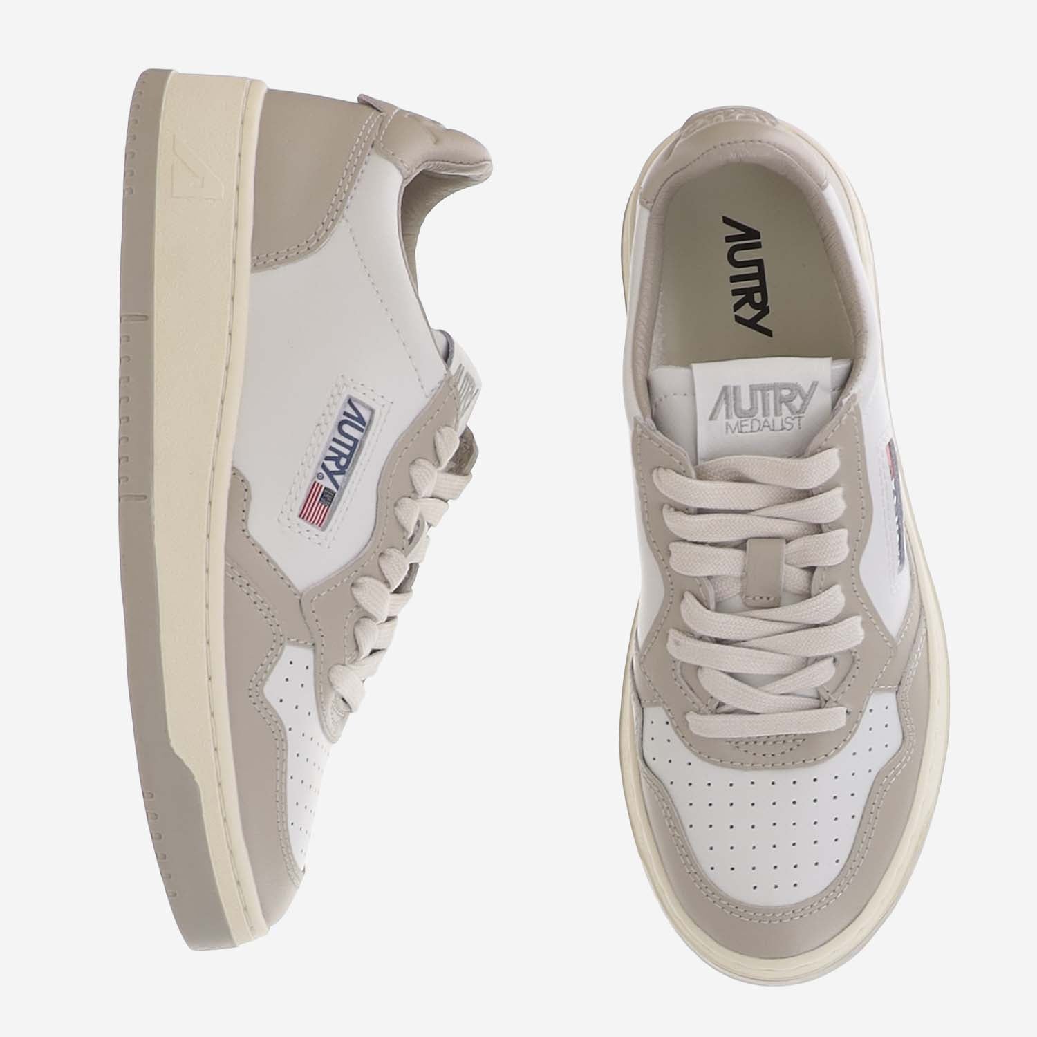 SNEAKERS MEDALIST COLOR-BLOCK AULWWB67 LEATLEATEHTFEATHER AUTRY 