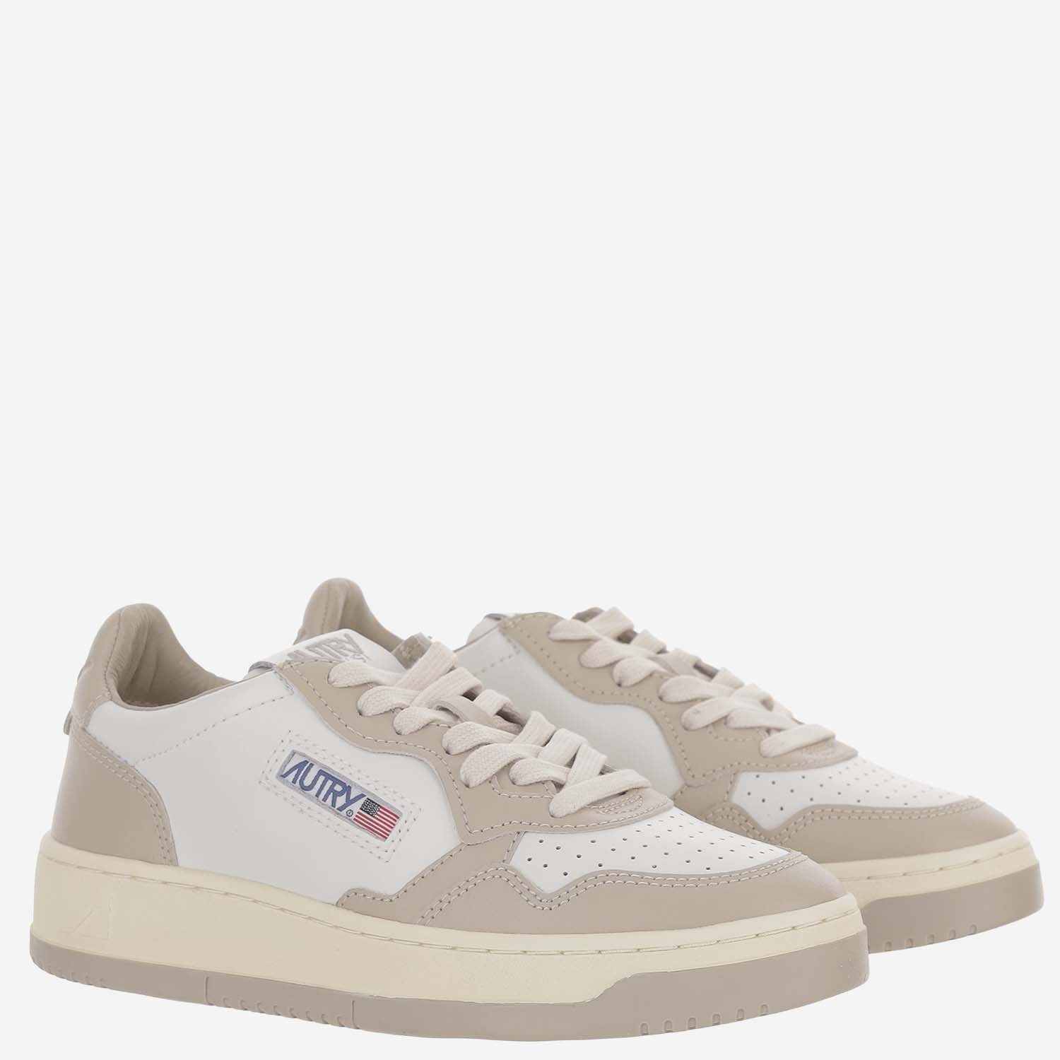 SNEAKERS MEDALIST COLOR-BLOCK AULWWB67 LEATLEATEHTFEATHER AUTRY 