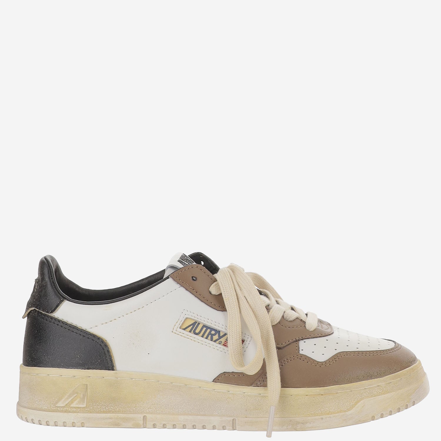 SNEAKERS SUPER VINTAGE IN PELLE AVLMSV60 LEATWHTMALTMAL AUTRY 
