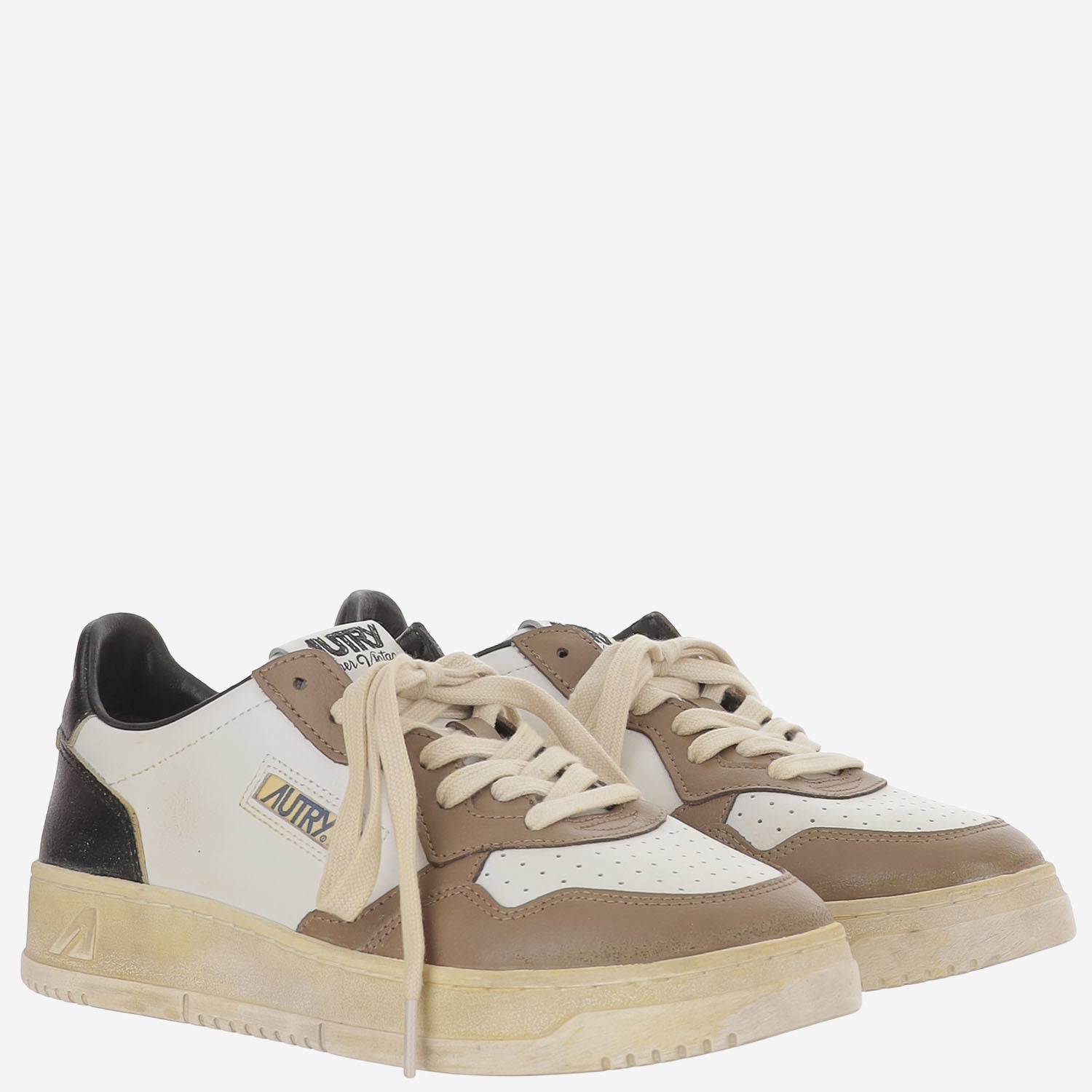 SNEAKERS SUPER VINTAGE IN PELLE AVLMSV60 LEATWHTMALTMAL AUTRY 