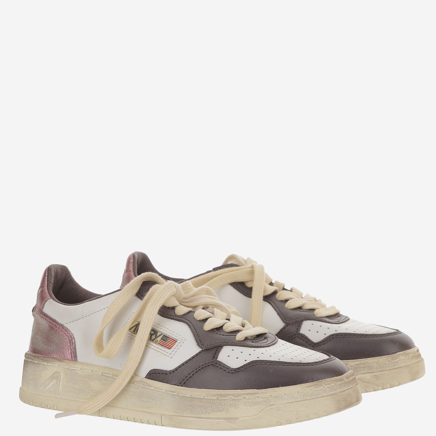SNEAKERS LOW MEDALIST SUPER VINTAGE AVLWSV62 LEATWHTHOTFUDPEO AUTRY 