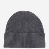 BEANIE IN LANA CON LOGO BEPU151D MELANGE AUTRY 