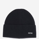 BEANIE IN LANA CON LOGO BEPU151L LAVAGNA AUTRY 