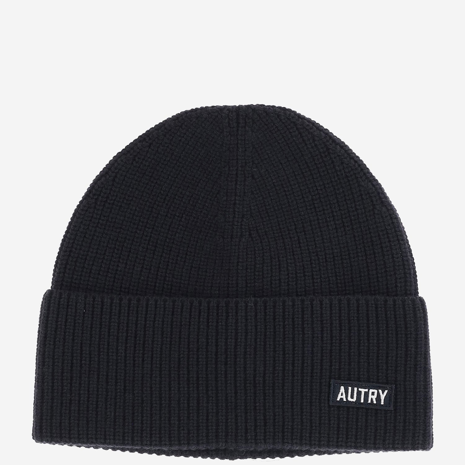 BEANIE IN LANA CON LOGO BEPU151L LAVAGNA AUTRY 