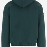 FELPA CON ZIP IN COTONE CON LOGO HIPX121F HEAVYJERSTIMBER AUTRY 