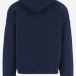 FELPA CON ZIP IN COTONE CON LOGO HIPX121T LUSTER AUTRY 