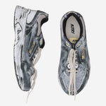 SNEAKERS SUPER VINTAGE IN PELLE E TESSUTO HVLMJB05 SUEMESHBLKSILV AUTRY 