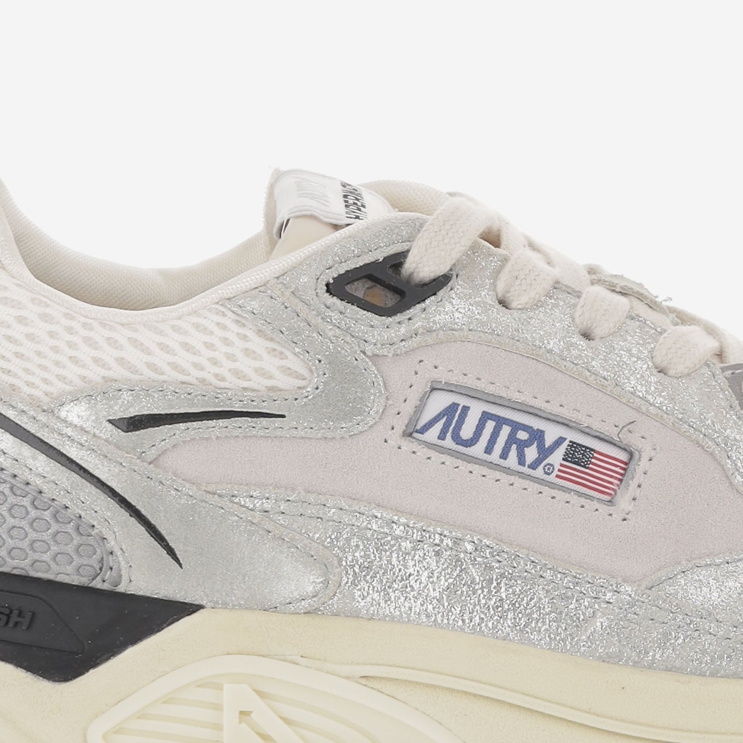 SNEAKERS HYPERWAY HYLWBF01 LAMSUEMESHSILVWHT AUTRY 