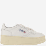 SNEAKERS MEDALIST PLATFORM LOW IN PELLE PTLWLL15 LEATWHT AUTRY 