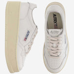 SNEAKERS MEDALIST PLATFORM LOW IN PELLE PTLWLL15 LEATWHT AUTRY 