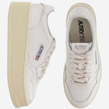 SNEAKERS MEDALIST PLATFORM LOW IN PELLE PTLWLL15 LEATWHT AUTRY 