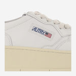 SNEAKERS MEDALIST PLATFORM LOW IN PELLE PTLWLL15 LEATWHT AUTRY 