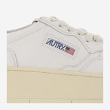 SNEAKERS MEDALIST PLATFORM LOW IN PELLE PTLWLL15 LEATWHT AUTRY 