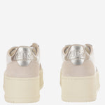 SNEAKERS MEDALIST PLATFORM LOW IN PELLE PTLWLS01 LEATSUEDEWHTPLAT AUTRY 