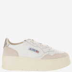 SNEAKERS MEDALIST PLATFORM LOW IN PELLE PTLWLS01 LEATSUEDEWHTPLAT AUTRY 