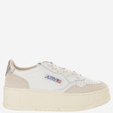 SNEAKERS MEDALIST PLATFORM LOW IN PELLE PTLWLS01 LEATSUEDEWHTPLAT AUTRY 