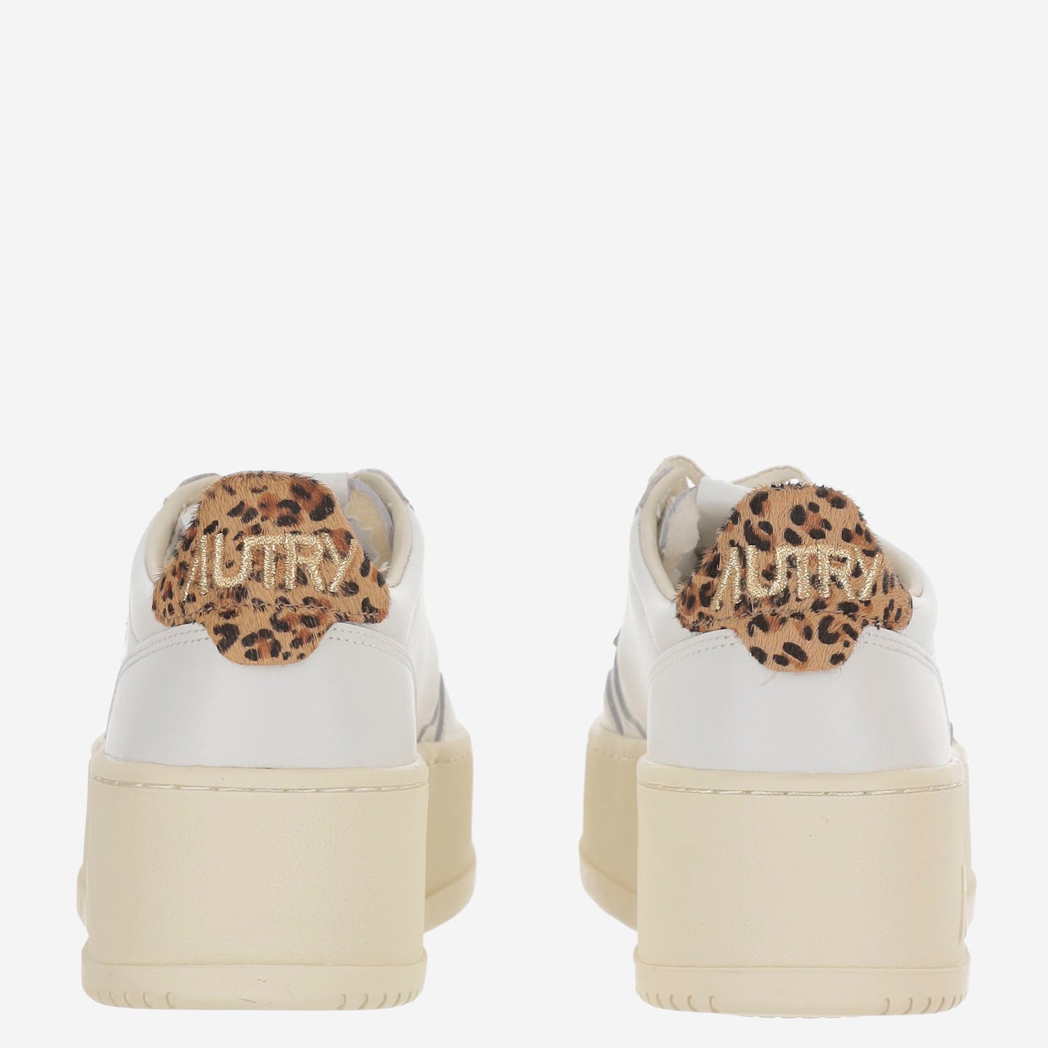 SNEAKERS MEDALIST PLATFORM PTLWVO01 LEATPONYSP WHTLEOP AUTRY 