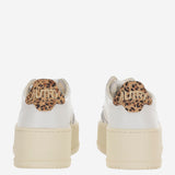 SNEAKERS MEDALIST PLATFORM PTLWVO01 LEATPONYSP WHTLEOP AUTRY 