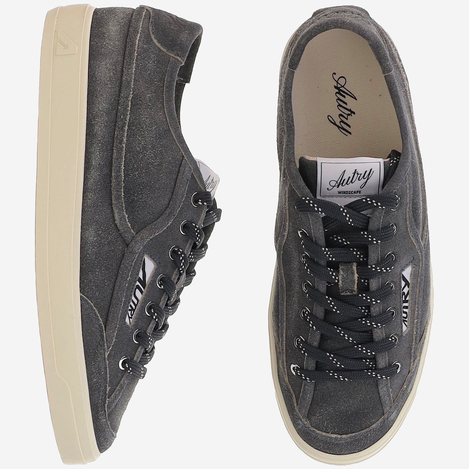 SNEAKERS WINDSCAPE LOW IN PELLE SCAMOSCIATA SCLMKQ04 SUESUGSUESUGCASTORY AUTRY 