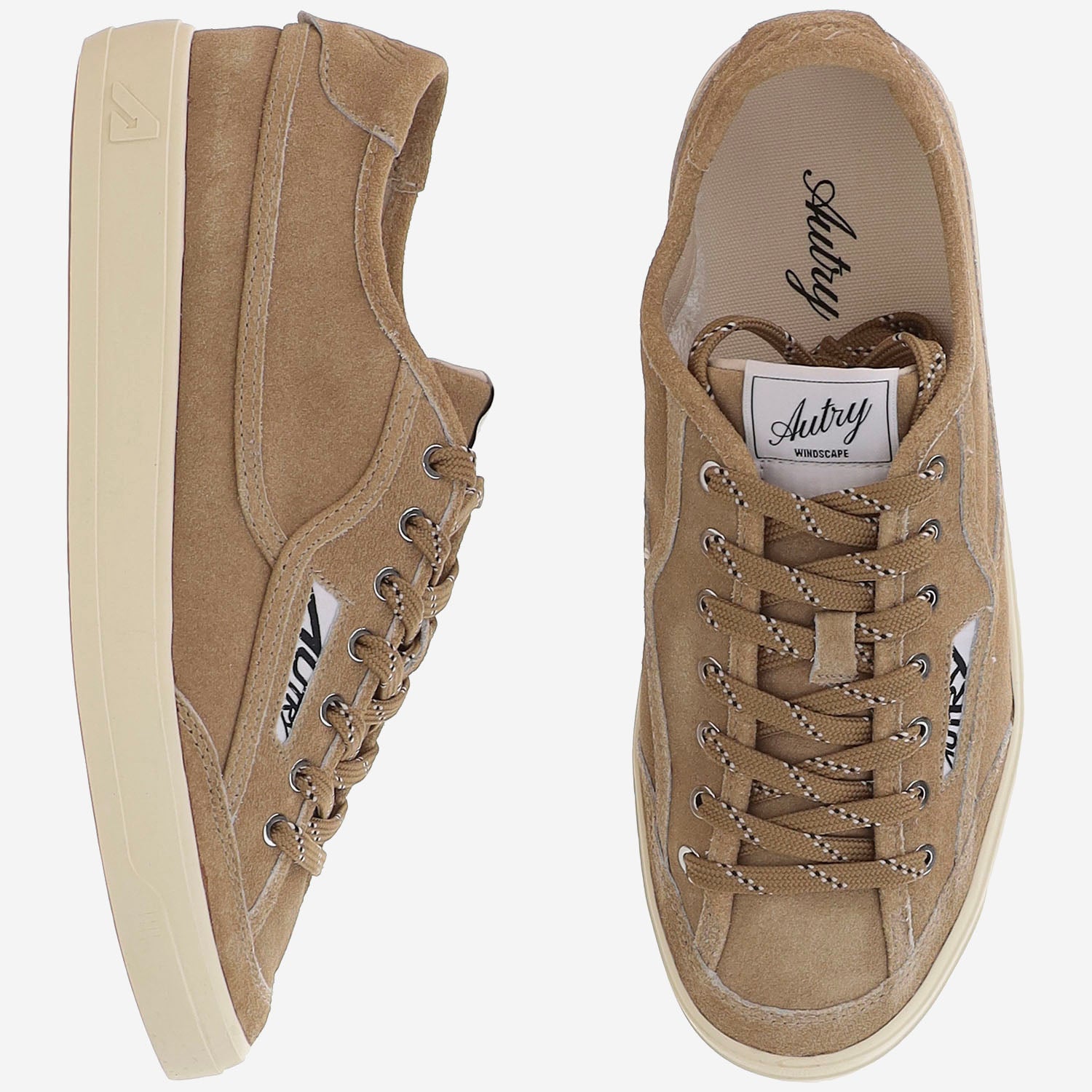 SNEAKERS WINDSCAPE LOW IN PELLE SCAMOSCIATA SCLMKQ07 SUESUGSUESUGFOAM AUTRY 