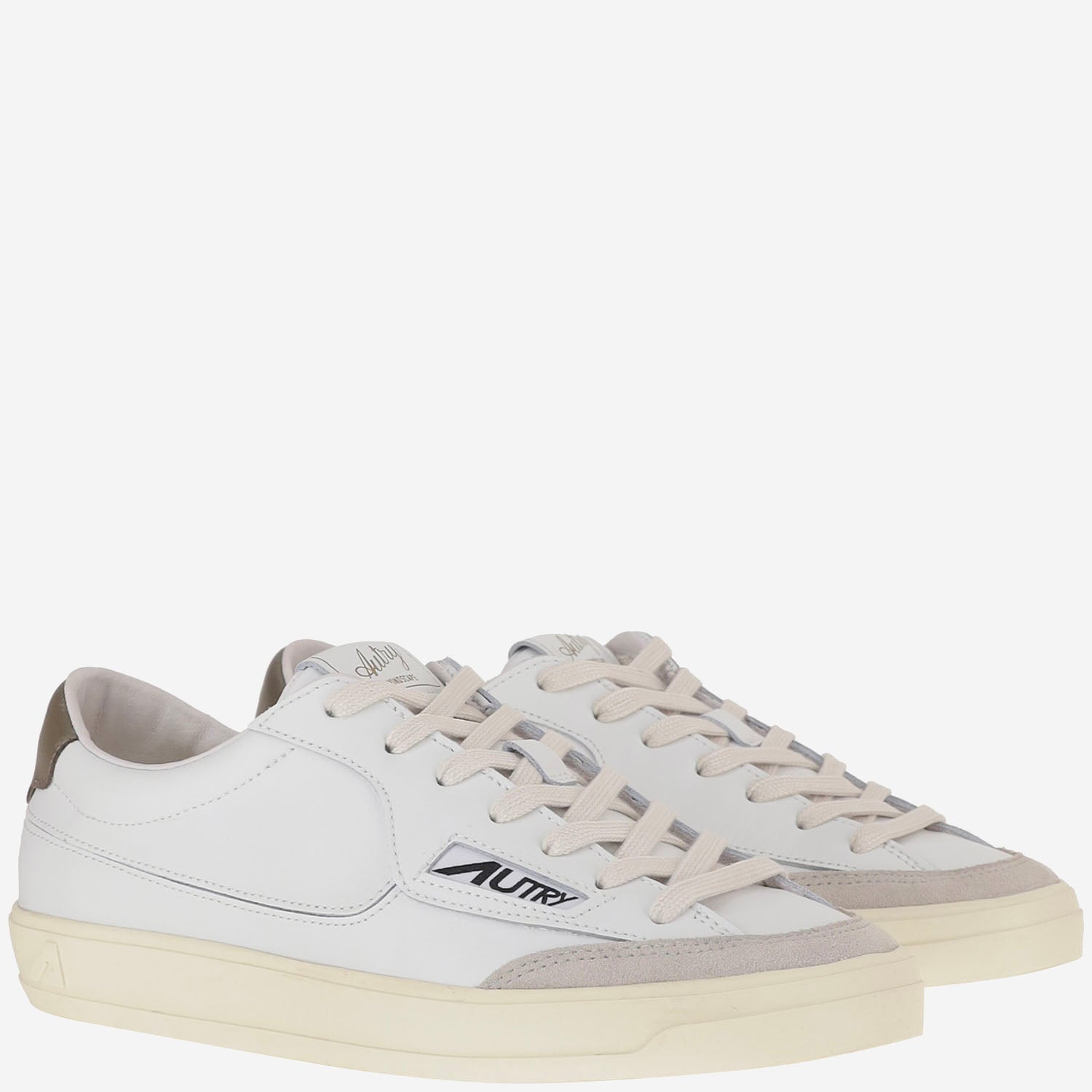 SNEAKERS WINDSCAPE LOW SCLMUK10 LEATSUEWHTCHOCOLATE AUTRY 