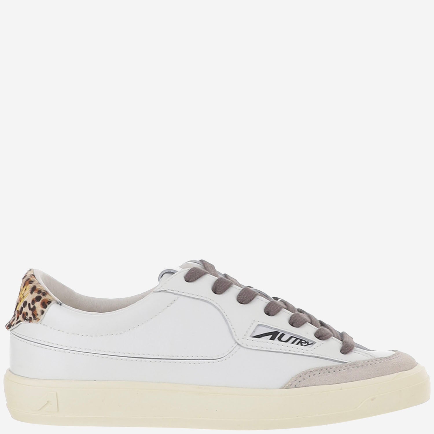 SNEAKERS WINDSCAPE LOW SCLWJU04 LEATPONYWHTLEOPRINT AUTRY 