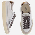 SNEAKERS WINDSCAPE LOW SCLWJU04 LEATPONYWHTLEOPRINT AUTRY 