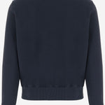 FELPA IN COTONE CON LOGO SWPM001B BLUE AUTRY 
