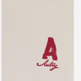 FELPA HERITAGE IN COTONE CON LOGO SWPX114A ALABASTER AUTRY 