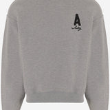 FELPA IN COTONE CON LOGO SWPX114D DARKMELANGE AUTRY 