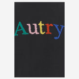 FELPA IN COTONE CON RICAMO LOGO SWPX120L LAVAGNA AUTRY 