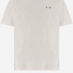 T-SHIRT IN COTONE CON LOGO TSPX108A ALABASTER AUTRY 