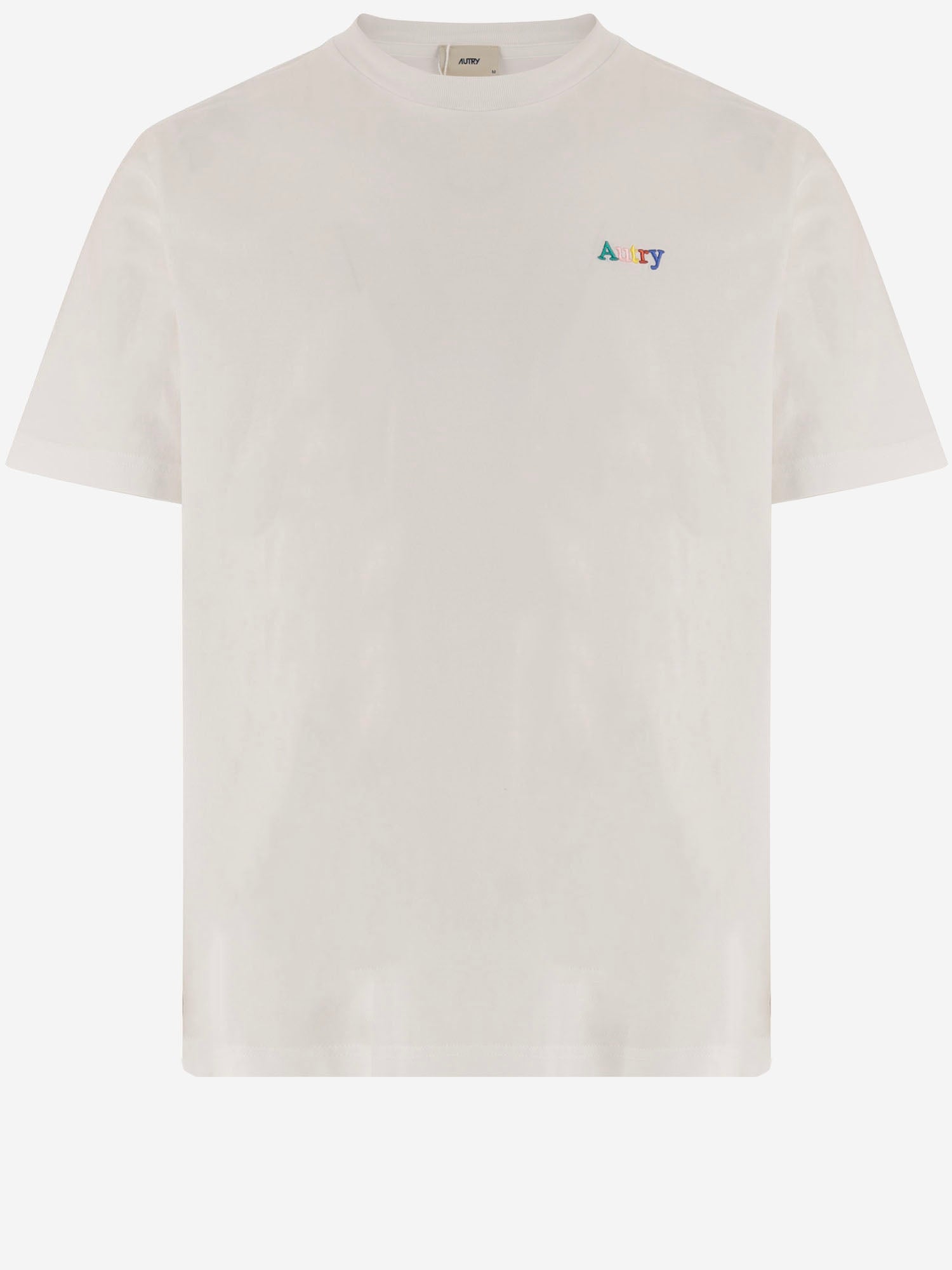 T-SHIRT IN COTONE CON LOGO TSPX108A ALABASTER AUTRY 