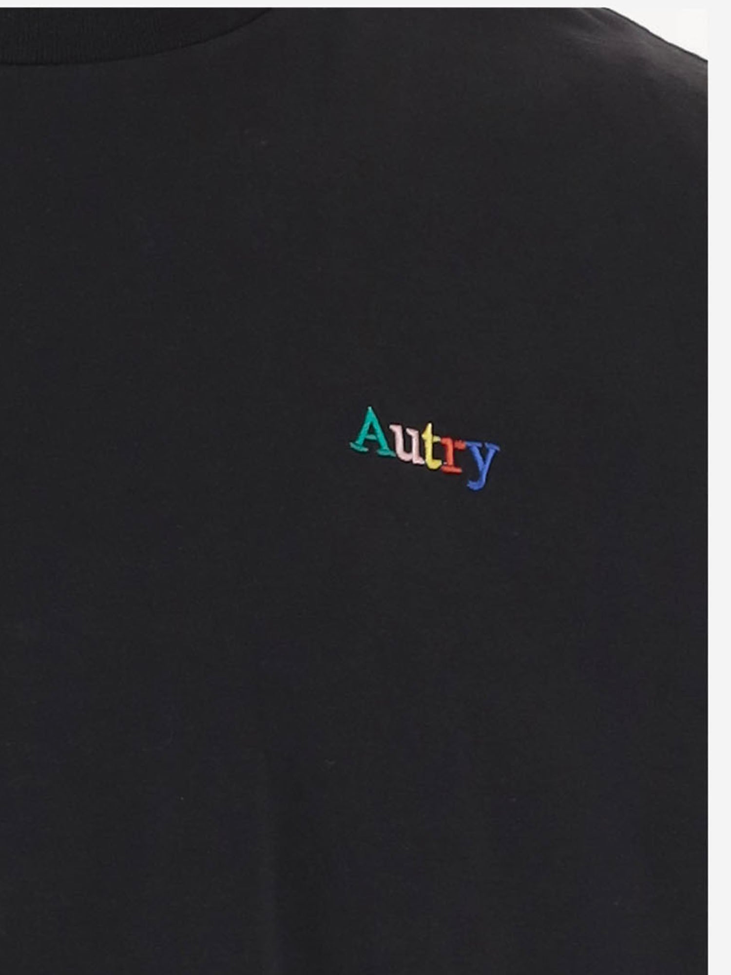 T-SHIRT IN COTONE CON LOGO TSPX108L LAVAGNA AUTRY 