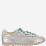 SNEAKERS WINDSPIN LOW CON FINITURA METALLICA WSLWXA01 LEAVIPRINTSILVERWHT AUTRY 