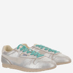 SNEAKERS WINDSPIN LOW CON FINITURA METALLICA WSLWXA01 LEAVIPRINTSILVERWHT AUTRY 