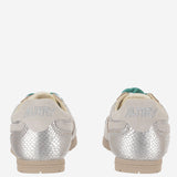 SNEAKERS WINDSPIN LOW CON FINITURA METALLICA WSLWXA01 LEAVIPRINTSILVERWHT AUTRY 