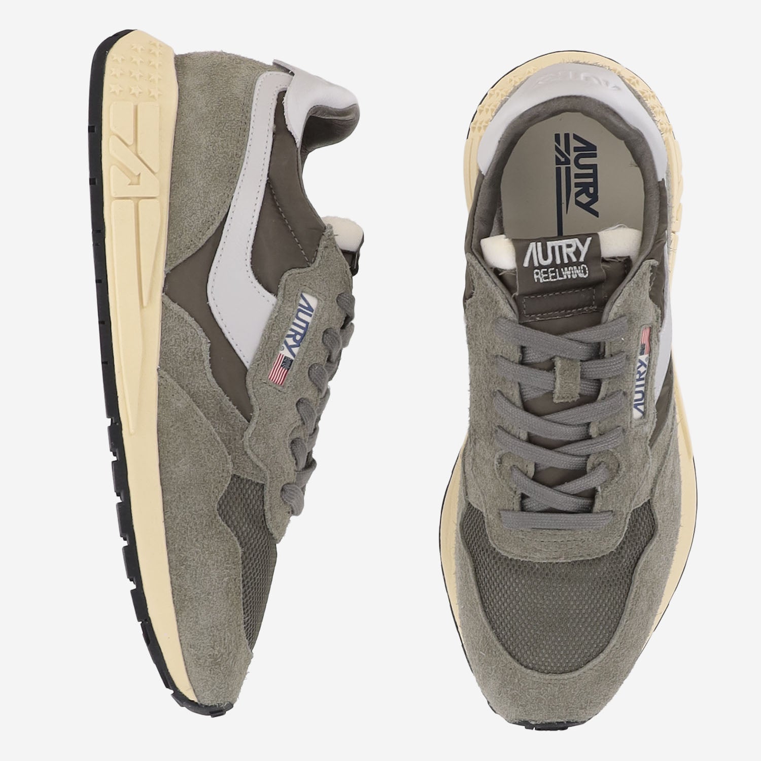 SNEAKERS REELWIND LOW WWLMUT52 SUEDENETOLIVHARBMIST AUTRY 
