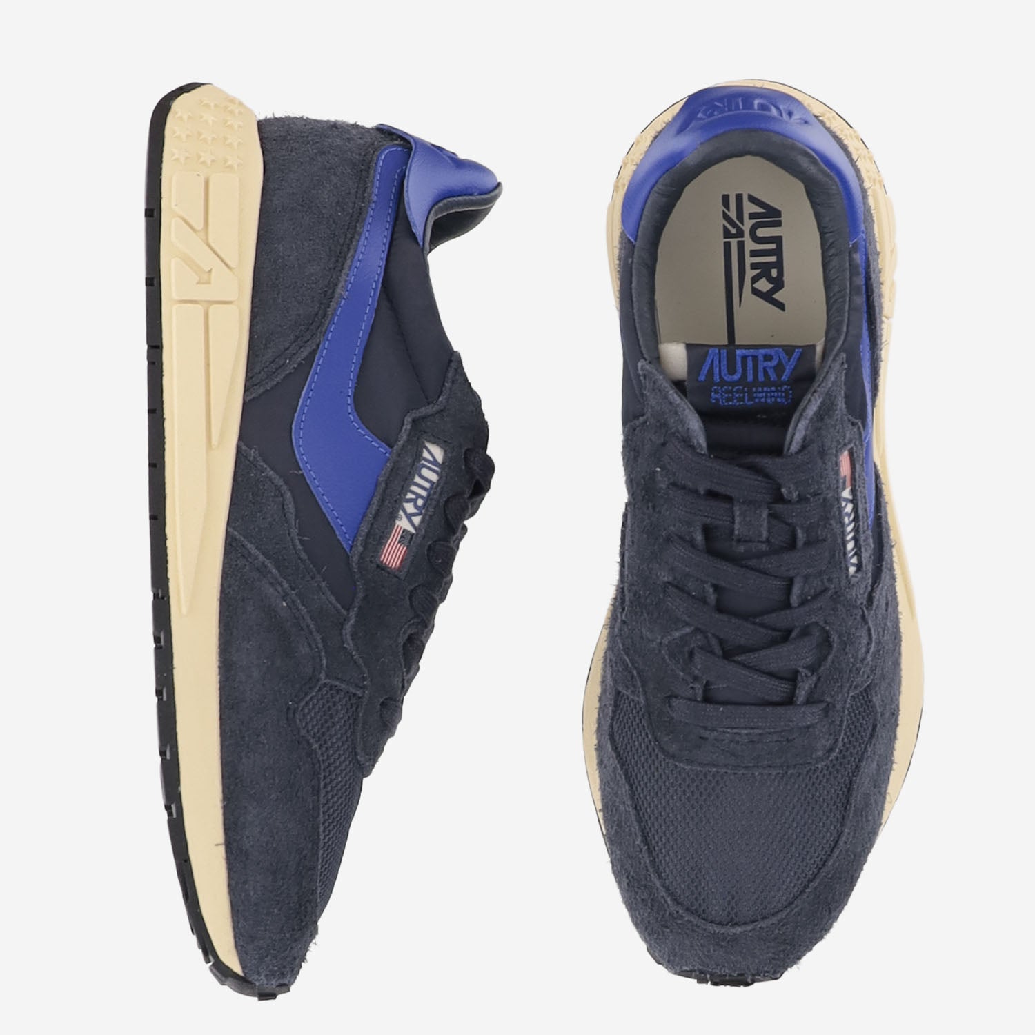 SNEAKERS REELWIND LOW WWLMUT59 SUEDENETSPBLULAPIS AUTRY 
