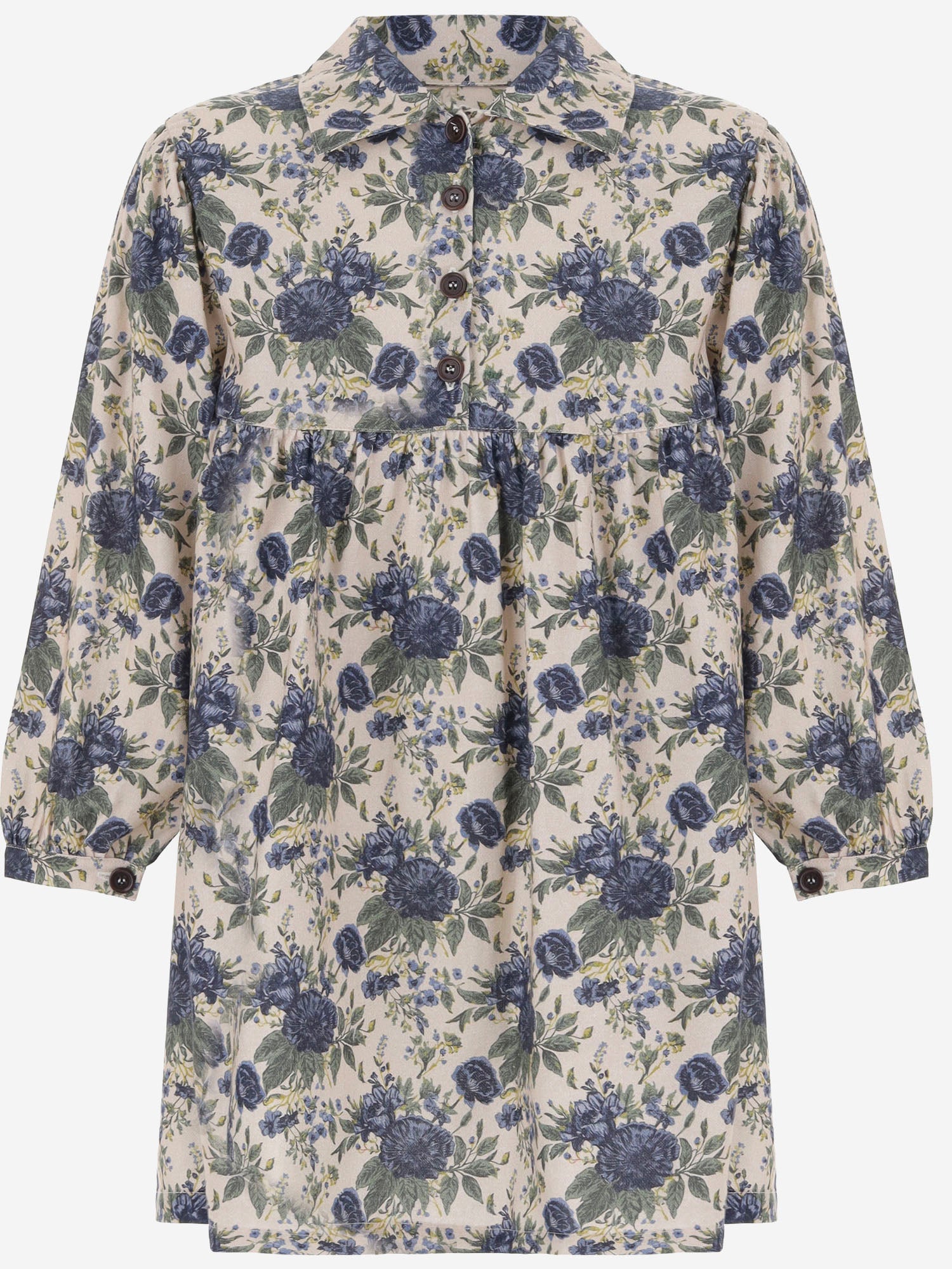 Abito floreale in cotone 01648004 144 BABE & TESS KIDS 