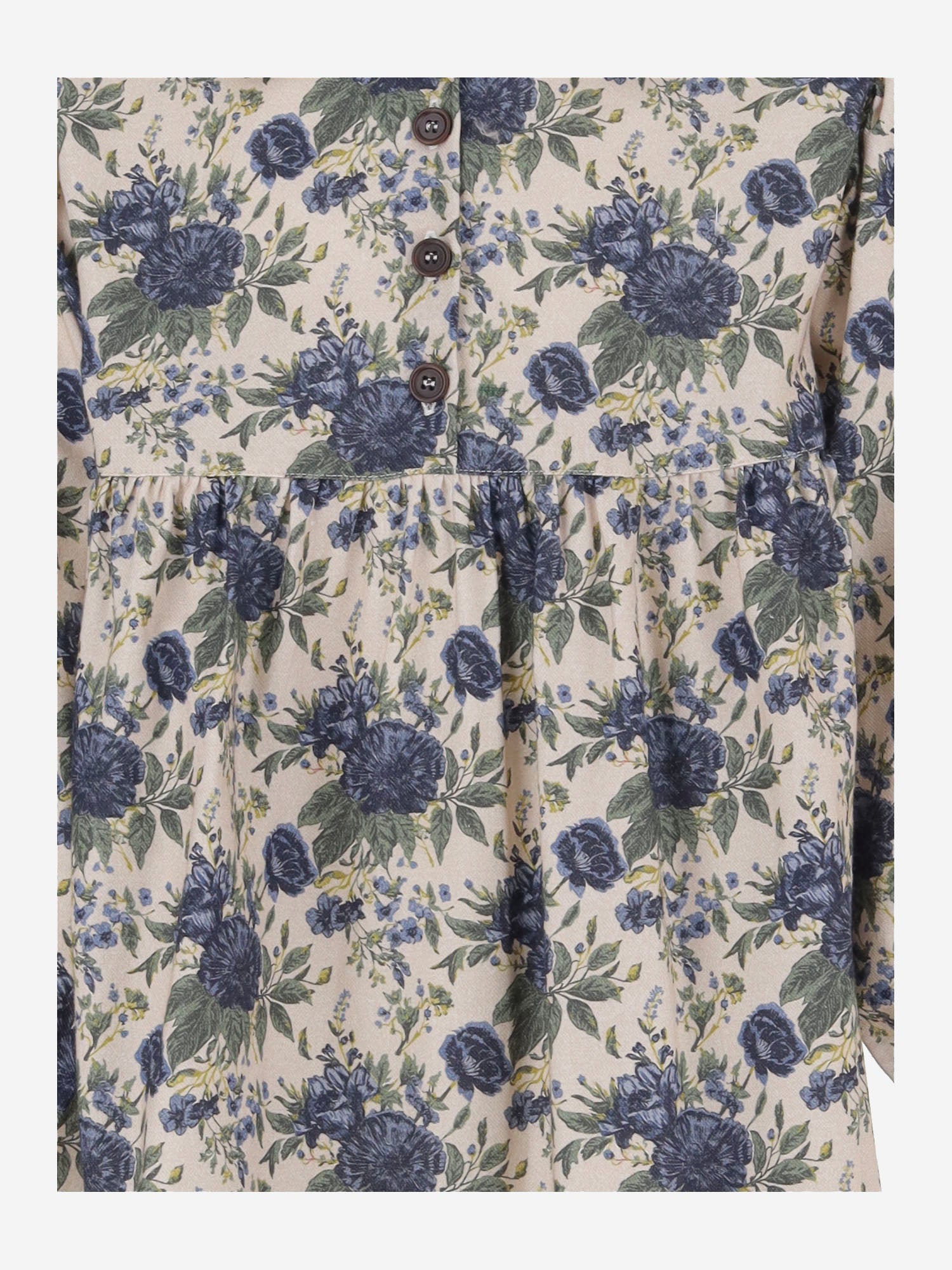 Abito floreale in cotone 01648004 144 BABE & TESS KIDS 